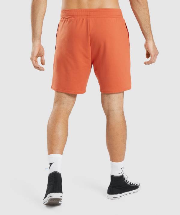 Panske Šortky Gymshark Critical 7" Oranžové | TY3681425